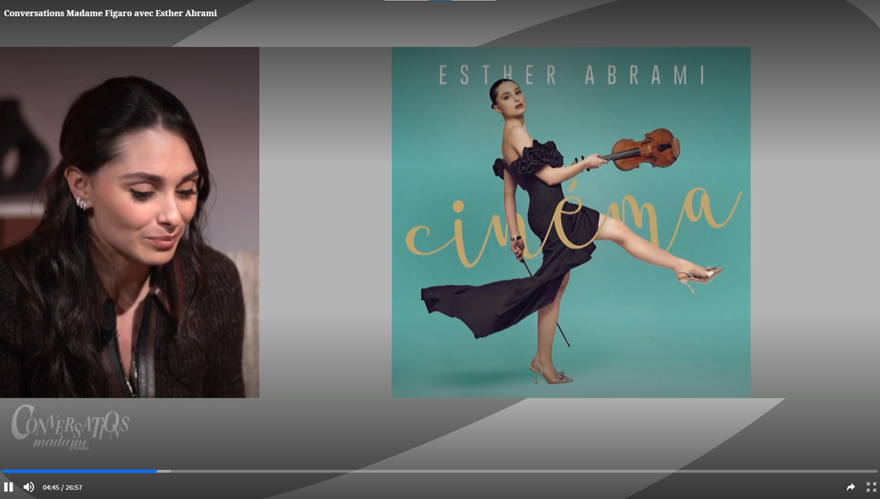 Conversations Madame Figaro avec Esther Abrami