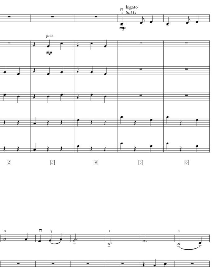 Wiegala by Ilse Weber, arrangement for Solo violin and String Quintet by Esther Abrami - Image 2