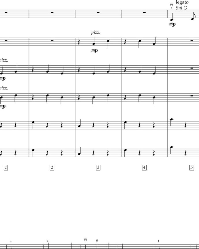 Wiegala by Ilse Weber, arrangement for Solo violin and String Quintet by Esther Abrami